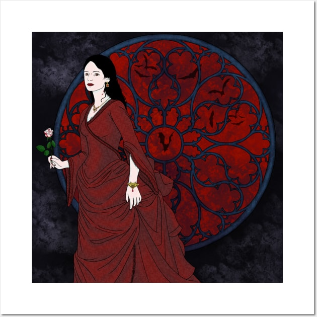 Mina Dracula Wall Art by estanisaboal